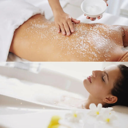 Renovación Energética: Exfoliación Sal Himalaya e Hidromasaje Single 2 hrs.